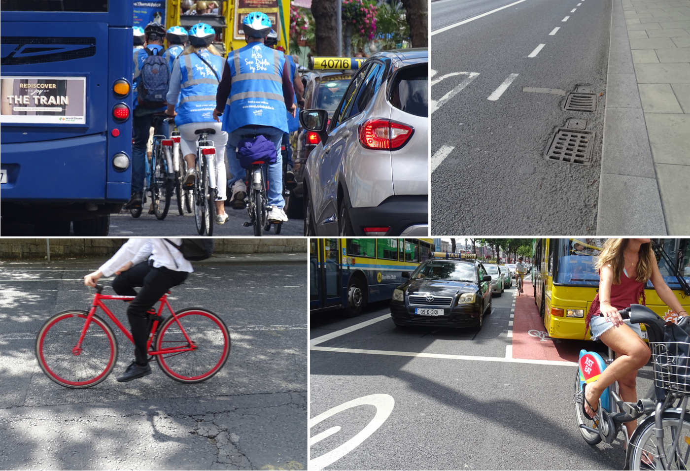 Observations of cycling infrastructure in Dublin